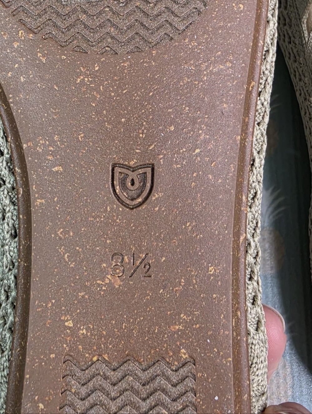 Rothys The Double Buckle Mary Jane in Dune Mesh - Picture 7 of 9
